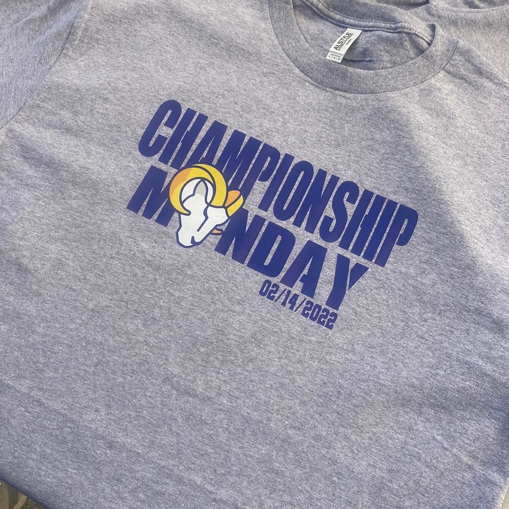 Los Ángeles Rams Súper bowl tee